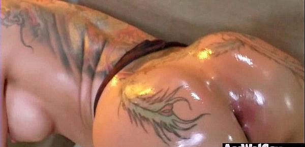  (Bella Bellz) Superb Oiled Girl With Round Big Ass Get Analy Nailed clip-07